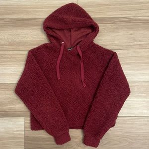 Teddy bear cropped sweatshirt